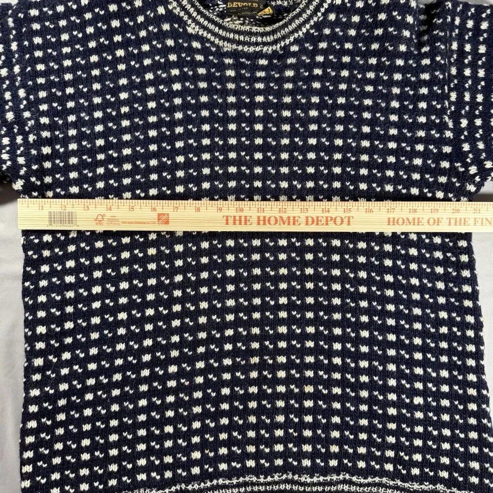 DEVOLD Norway Nordic Crew Neck Chunky Wool Jumper Sweater Men Size XL/54